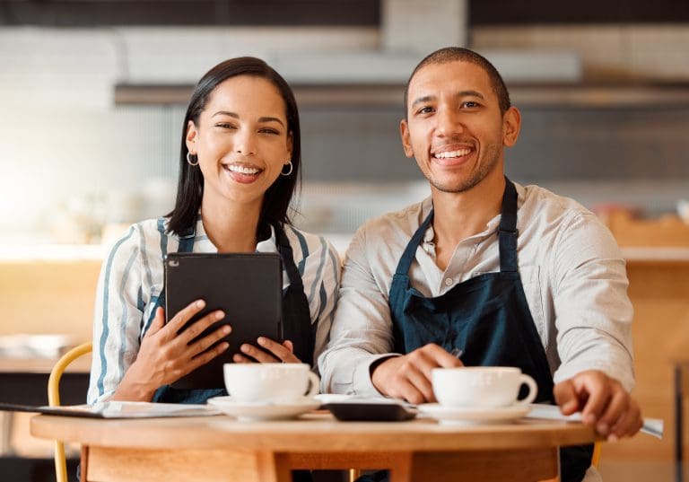 two restaurant workers planning on a digital table 2026 01 09 09 44 46 utc scaled