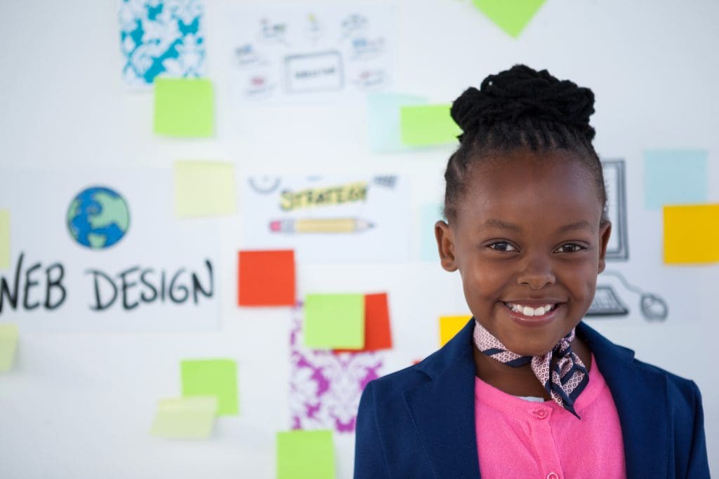 enthusiastic girl smiles in front of web design 2026 01 09 09 08 10 utc scaled